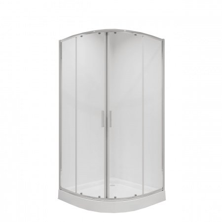 Душевой угол Niagara NG- 6607-08 100x100x190 профиль хром, стекло прозрачное