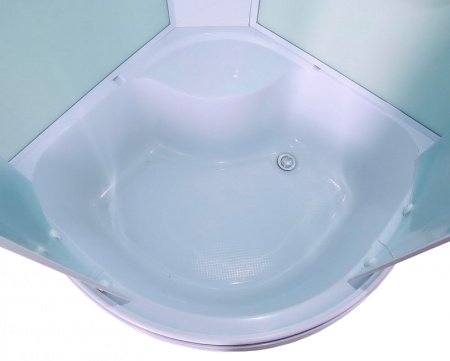 Душевая кабина Timo Eco TE-0780 P 80x80x215 профиль белый, стекло рифленое