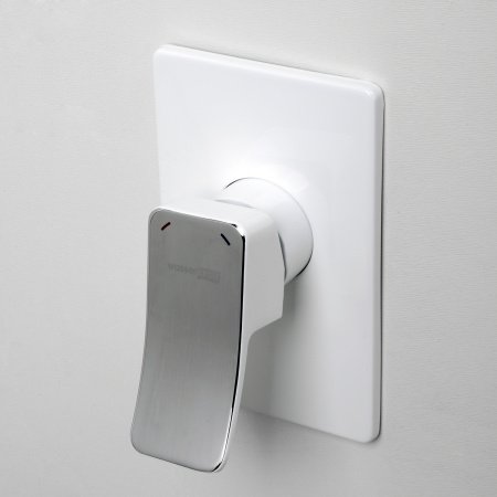 Смеситель для душа WasserKraft Aller 10651WHITE хром/белый