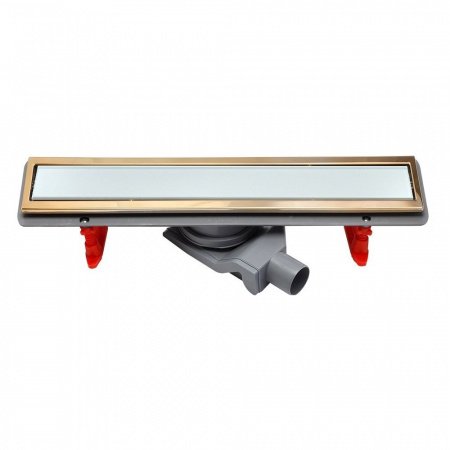 Душевой лоток Pestan Confluo Premium Gold White Glass Line 300