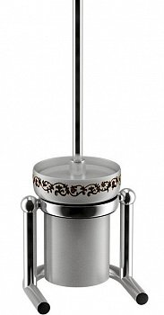 Ершик для унитаза Fixsen Bogema FX-783 Хром Белый