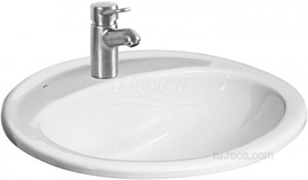 Раковина встраиваемая сверху 56см Roca Adora 327203000 белый
