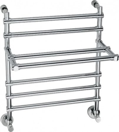 Полотенцесушитель водяной Margaroli Sole 452 4524705CRP 628х535 с полкой, хром