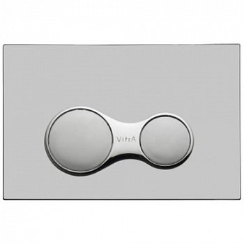 Кнопка смыва Vitra Sirius 740-0485 хром матовый