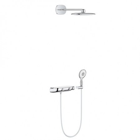 Встраиваемая душевая система Grohe Rainshower SmartControl 26446LS0 хром/белый