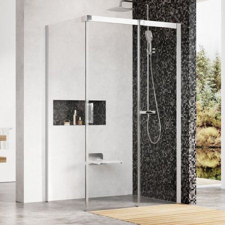 Душевой угол Ravak Matrix MSDPS 110x80x195 профиль хром блестящий, стекло прозрачное, правый
