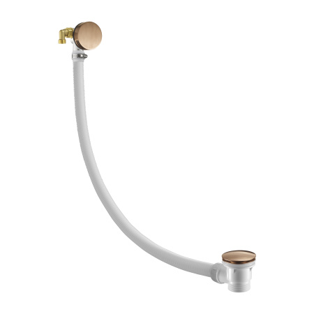 Слив-перелив для ванны с наполнением через перелив Benesque 59010206 бронза брашированная