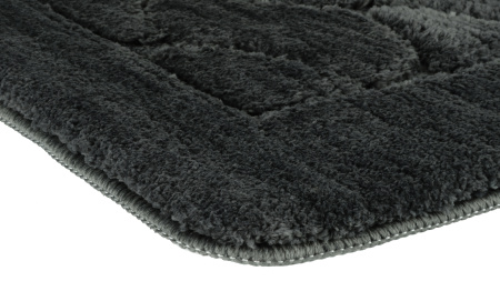 Коврик для ванной Fixsen Link 1-ый,  FX-5002V, графит, 50х80 см.