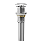 Донный клапан для раковины DQ DC9001 1/4" клик-клак, хромированная крышка
