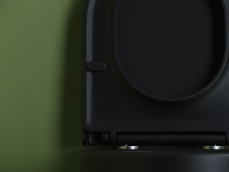 Унитаз подвесной безободковый Ceramica Nova Ulma CN4006MB черный матовый