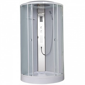 Душевая кабина Orans 1130000 100x100x220 профиль белый, стекло прозрачное