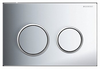 Кнопка смыва Geberit Omega 20 115.085.KH.1 хром глянцевый/хром матовый