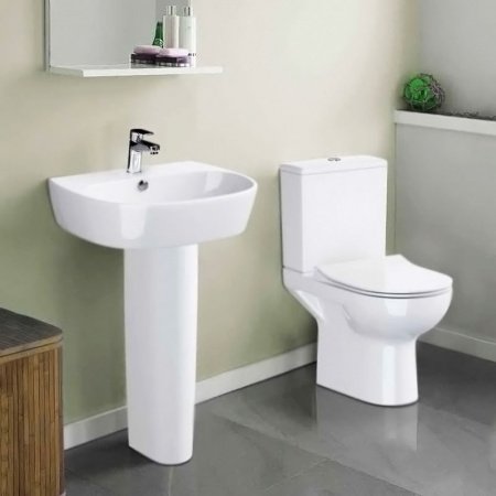 Унитаз напольный Cersanit STREET FUSION S-KO-SFU011-3/5-COn-S-DL-w белый, с сиденьем микролифт