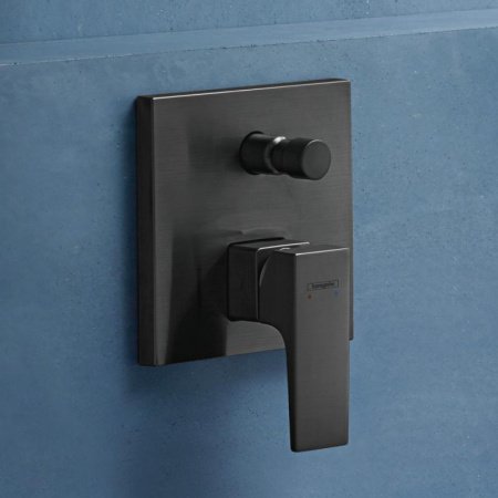 Смеситель для ванны с душем Hansgrohe Metropol 32545670 черный матовый