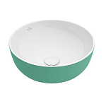 Раковина накладная 43см Villeroy & Boch Artis 417943BCW4 зеленый Раковина накладная 43см Villeroy & Boch Artis 417943BCW4 зеленый
