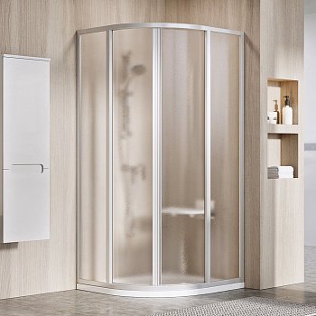 Душевой угол Ravak Supernova SKCP4 90x90x185 профиль сатин, стекло матовое