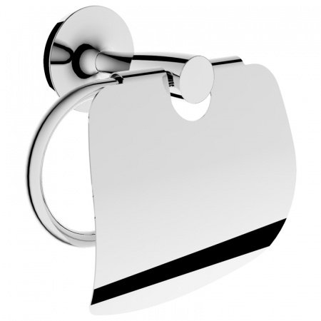 Держатель туалетной бумаги Rush Balearic BA39111 с крышкой Хром