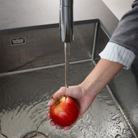 Смеситель для кухни Hansgrohe Aquno Select M81 73831000 хром