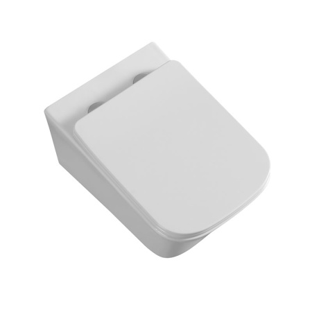 Унитаз подвесной безободковый Vincea Cool VT1-210 белый, с сиденьем микролифт