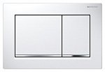 Кнопка смыва Geberit Omega 30 115.080.KJ.1 белый/хром глянцевый Кнопка смыва Geberit Omega 30 115.080.KJ.1 белый/хром глянцевый