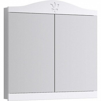 Зеркальный шкаф Aqwella Франческа 85 FR0408 Белый
