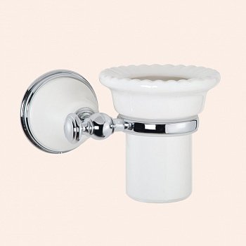 Стакан TW Harmony TWHA109bi Хром/белый