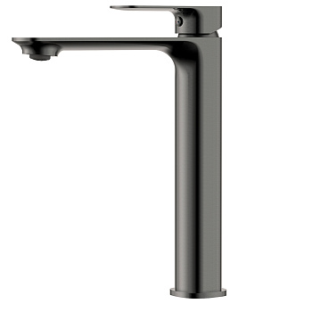 Смеситель для раковины AQUAme Monza AQM6314GM вороненая сталь