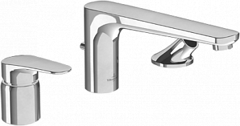 Смеситель для ванны с душем Villeroy & Boch O.Novo Start TVT10500100061 хром