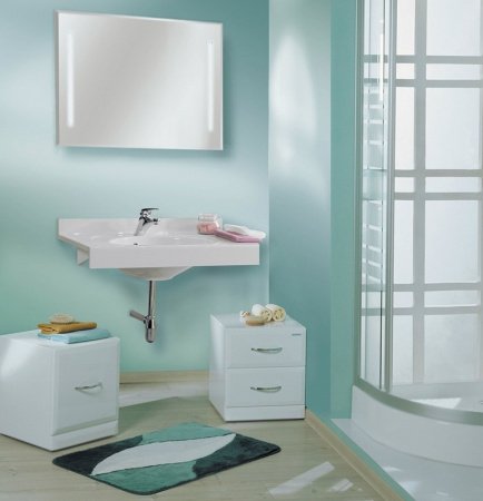 Раковина подвесная 81см Акватон Отель 1A70063NOT010 белый