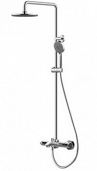 Душевая стойка Bravat Waterfall F639114C-A2-RUS хром