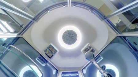 Душевая кабина Timo Standart T-1101 100x100x220 профиль хром матовый, стекло прозрачное