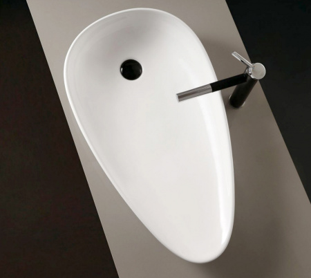 Раковина накладная 59см ABBER Bequem AC2117 белый