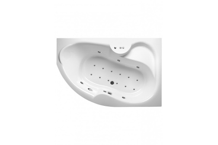 Ванна акриловая правосторонняя Vayer Azalia Гл000006727, 160x105