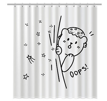 Шторка для ванной Fixsen Teddy Oops FX-2505