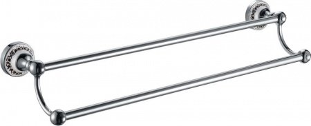 Держатель для полотенец Fixsen Bogema FX-78502 Хром Белый