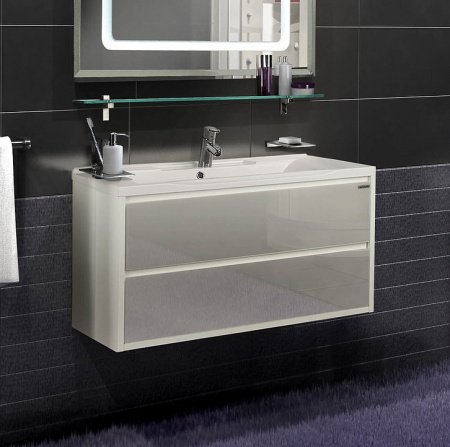 Тумба для комплекта Акватон Римини 100 белая