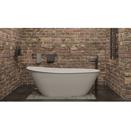 Ванна WHITECROSS Spinel B 155x73 (белый мат) иск. камень