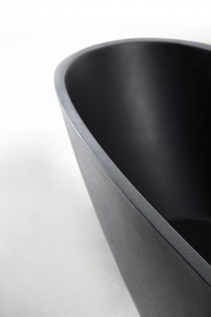 Ванна из искусственого камня ABBER Dortmund AM9911B черная