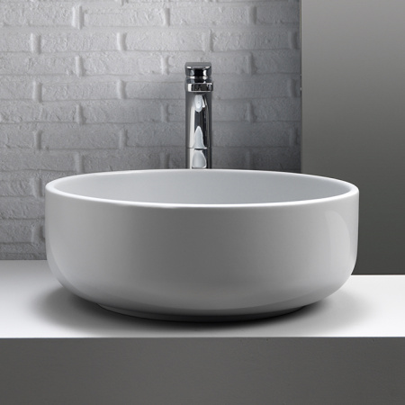 Раковина накладная 46см Kerasan Ciotola 430201 белый