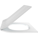 Сиденье с крышкой для унитаза Jacob Delafon Grands Boulevards E23433-00-WMT с микролифтом