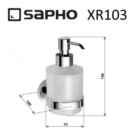 Дозатор Sapho X-ROUND XR103 хром