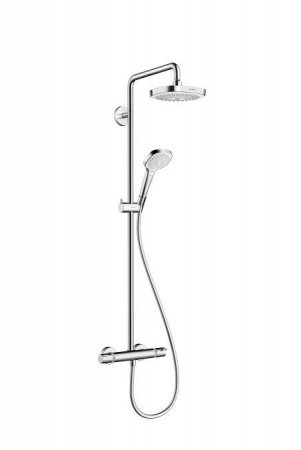 Душевая стойка Hansgrohe Croma Select E 27257400 хром;белый
