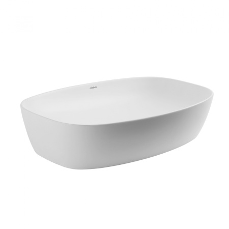 Раковина накладная 60,5см ABBER RECHTECK AC2206MW белый матовый