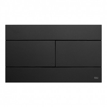 Кнопка смыва для унитазов OLI SLIM 659055 черный матовый