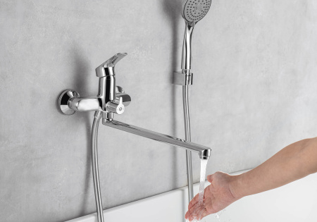 Смеситель для ванны Aquatek AQ1042CR хром