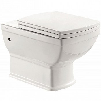 Унитаз подвесной Creo Ceramique Orleans OR1100+OR1001 белый