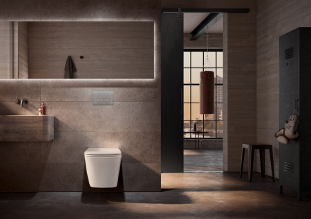 Унитаз подвесной безободковый TECE Spring S 9700996 с сиденьем микролифт