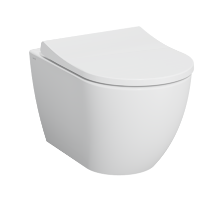 Унитаз подвесной безободковый Vitra Mia Round SmoothFlush 7510B003-0075 без сиденья