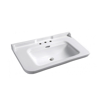 Раковина подвесная на 3 отверстия 100см Kerasan Waldorf 4142K1bi/cr*3 белый