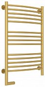 Полотенцесушитель электрический Сунержа Богема 2.0 80х50 золото матовое, выгнутая, подключение левое